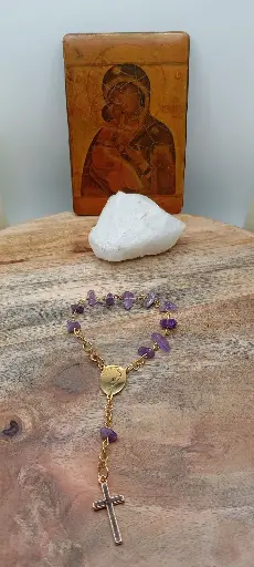Mini Chapelet Doré Marie